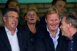 Martin van Geel met Koeman en Gudde